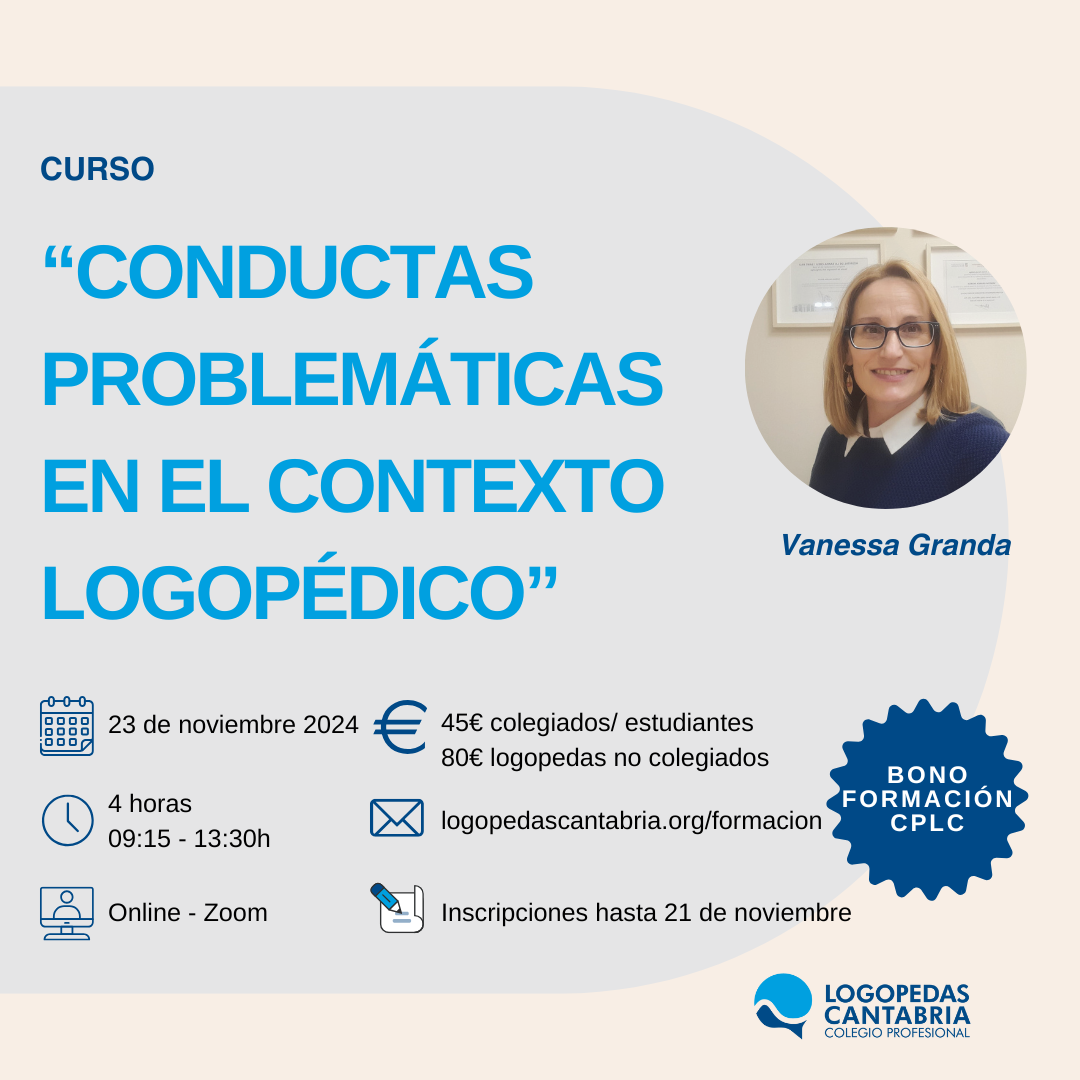 CURSO CONDUCTAS PROBLEMÁTICAS EN EL CONTEXTO LOGOPÉDICO