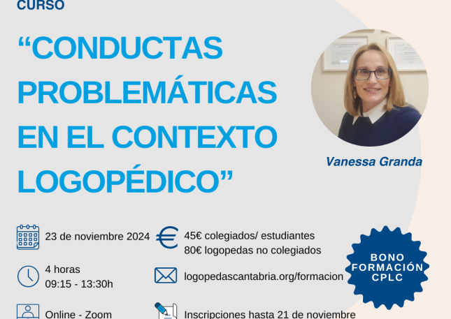 CURSO CONDUCTAS PROBLEMÁTICAS EN EL CONTEXTO LOGOPÉDICO