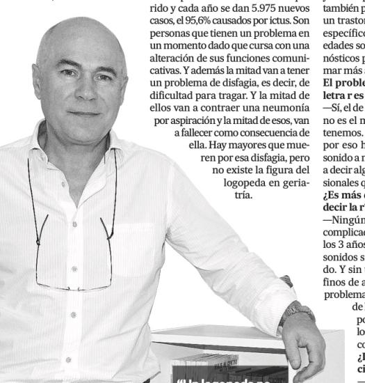 Entrevista en el diario deia.com a D. Antonio Clemente, Presidente del Colegio de logopedas del País Vasco